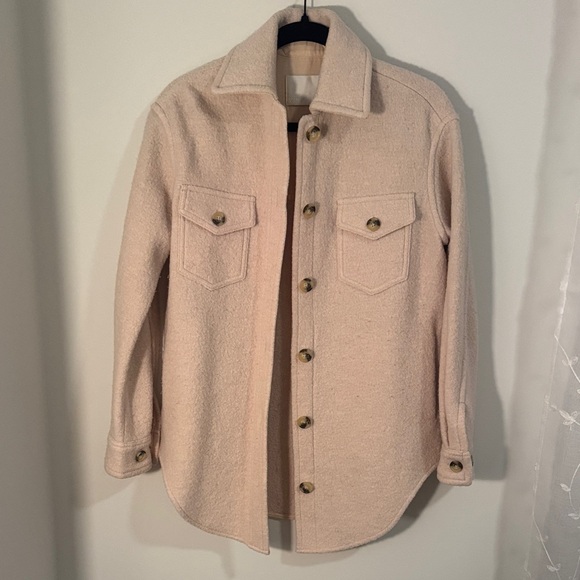 Aritzia Wilfred Free The Ganna Shirt Jacket - 100% Wool - Picture 5 of 6